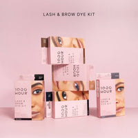 1000 Hour Eyelash & Brow Dye Kit Dark Brown