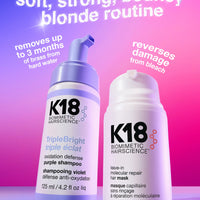 K18 Triple Bright Purple Shampoo 125ml