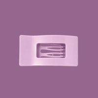 Glam Flat Wave Claw Clip Large | Purple
