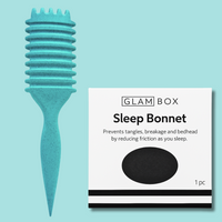 Curl Brush Ocean & Sleep Bonnet Black Bestie Bundle