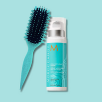 Curl Brush Ocean & Moroccan Oil Cream Bestie Bundle
