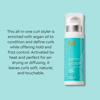 Curl Brush Ocean & Moroccan Oil Cream Bestie Bundle