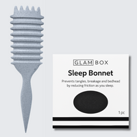 Curl Brush Pebble & Sleep Bonnet Black Bestie Bundle