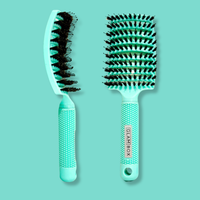 Glam Box Travel Bag Ocean & Miracle Brush Mint Bestie