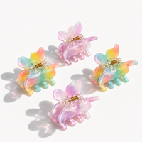 Glam Basics Butterfly Clips | Pink Rainbow 4pk