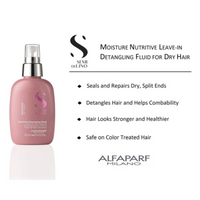 Alfaparf Milano Semi Di Lino Moisture Nutritive Detangling Fluid 125ml
