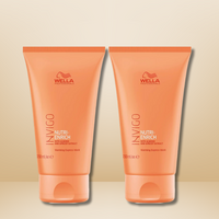 Wella Professionals Invigo Nutri-Enrich Frizz Control Cream 150ml TWIN BUNDLE