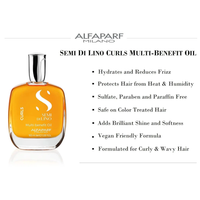 Alfaparf Milano Semi Di Lino Curls Multi Benefit Oil 100ml