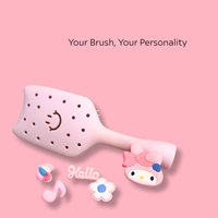 Glam Jibbitz Brush Strawberry