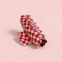 The Glam Claw Clip | Pink Checkers