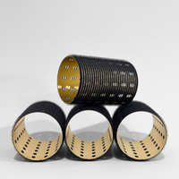 Glam Thermal Velcro Roller Black Large