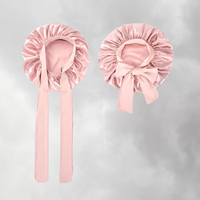 Curl Brush Pebble & Pink Sleep Bonnet Bestie Bundle