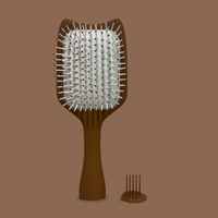 Glam Jibbitz Brush Chocolate