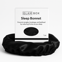 Glam Box Sleep Bonnet Black