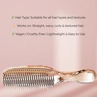 Glam Sleek Styler Brush Rose Gold & Eleven Slick Pomade