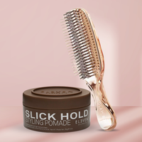 Glam Sleek Styler Brush Rose Gold & Eleven Slick Pomade