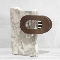 Glam Flat Claw Clip Large Gloss Brunette