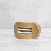 Glam Flat Claw Clip Large Gloss Blonde