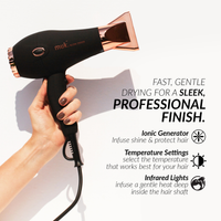 Muk Blow 3900-IR Hair Dryer - Rose Gold