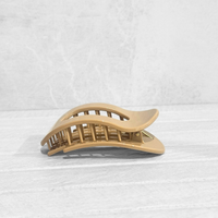 Glam Flat Claw Clip Large Gloss Blonde