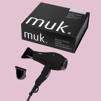 Muk Blow 3900-IR Hair Dryer - Black Edition