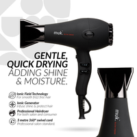 Muk Blow 3900-IR Hair Dryer - Black Edition