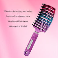 Miracle Brush Unicorn & Nak Detangle Spray Bestie Bundle