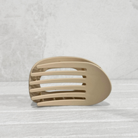 Glam Flat Claw Clip Large Matte Blonde