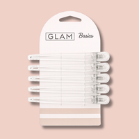 Glam Basics Sectioning Clips Clear
