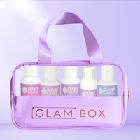 Clever Curl Light Curly Hair Glam Travel Bag Lavender Bundle