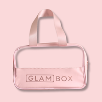 Glam Box Travel Bag Rose with Rose Curl Brush & Petal Afro Comb Bestie