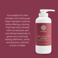 Curl Brush Sky & Clever Curl Gel Dry Weather Bestie Bundle