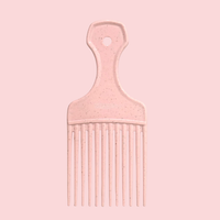 Glam Box Travel Bag Rose with Rose Curl Brush & Petal Afro Comb Bestie