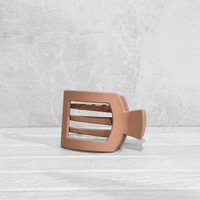 Glam Flat Claw Clip Small Blush