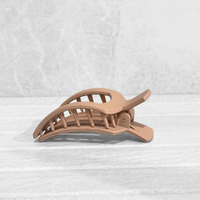 Glam Flat Claw Clip Small Blush