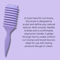 Curl Brush Lavender & Clever Curl Wonderfoam Bestie Bundle