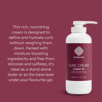 Clever Curl Curl Cream & Humid Weather Gel 450ml & GB Travel Bag & Curl Brush Pebble BESTIE BUNDLE