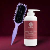 Curl Brush Lavender & Clever Curl Gel Humid Weather Bestie Bundle