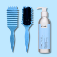 Curl Brush Sky & Muk Leave-In Bestie Bundle