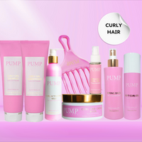 Pump Hair Care, Ultimate Curly Hair Health, Glam Bundle