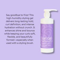 Curl Brush Lavender & Clever Curl Gel Humid Weather Bestie Bundle
