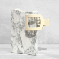 Glam Flat Claw Clip Small Cream