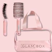 Glam Box Travel Bag Rose & Miracle Brush Candy Bestie