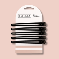 Glam Basics Sectioning Clips Black