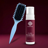 Curl Brush Sky & Clever Curl Wonderfoam Bestie Bundle