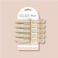Glam Basics Alligator Clips Latte