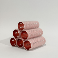 Glam Thermal Velcro Roller Pink Small