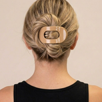 Glam Flat Claw Clip Large Gloss Blonde