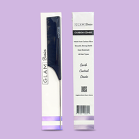 Glam Basics Carbon Metal Tail Comb