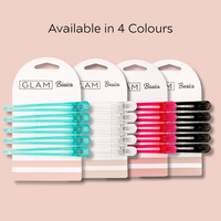 Glam Basics Sectioning Clips Aqua
